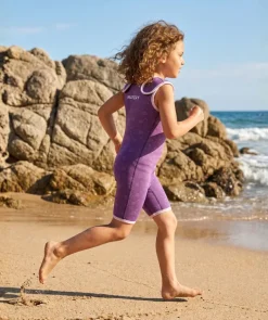 Discount Watery våddragt til børn - Baia Shorty - Atlantic Purple