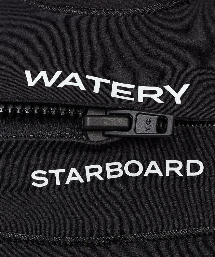 New Watery våddragt til børn - Starboard (3-2mm) - Sort/grøn