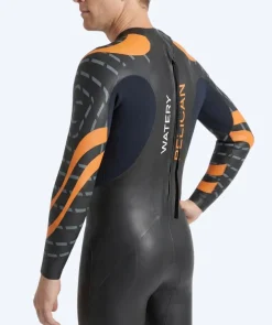Best Watery våddragt til mænd - Pelican - Orange