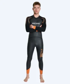 Watery våddragt til mænd - Reptile Core - Sort/orange