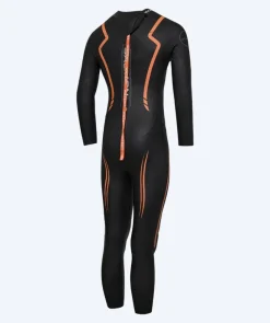 New Watery våddragt til mænd - Salmon Glide - Sort/orange